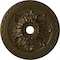 Ekena Millwork Bordeaux Deluxe Ceiling Medallion (Fits Canopies up to 4"), 23 5/8"OD x 3"ID x 2"P, Brass CM23BOBRS - alternate 1